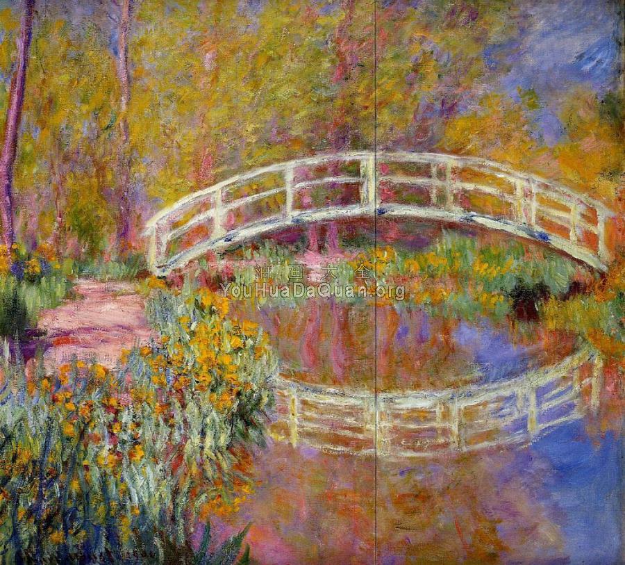 The Bridge in Monet's Garden - 克劳德·莫奈